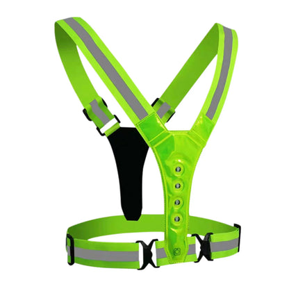 Gilet LED Running Réfléchissant Nuit – Haute Visibilité pour Course
