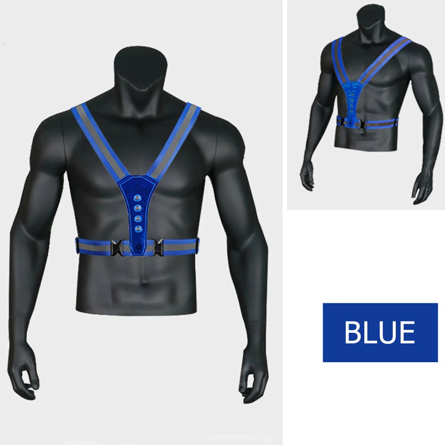 Gilet LED Running Réfléchissant Nuit – Haute Visibilité pour Course